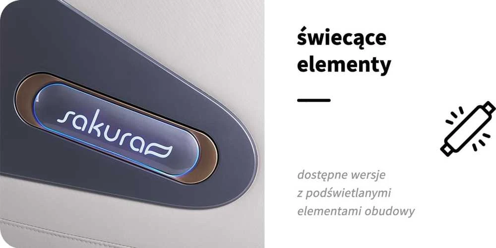 Activeshop Masažinis krėslas Sakura Comfort Plus 806 Pilkas