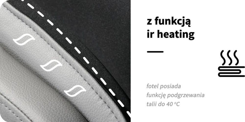 Activeshop Masažinis krėslas Sakura Comfort Plus 806 Pilkas