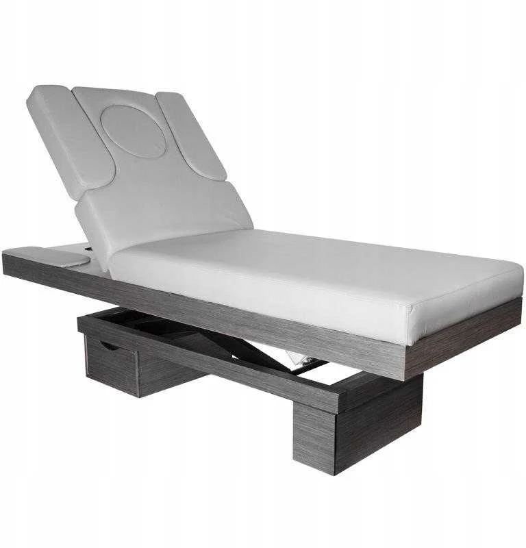 Activeshop Elektrinis masažo stalas AZZURRO SPA WOOD GRAY 2 MOTOR HEATED