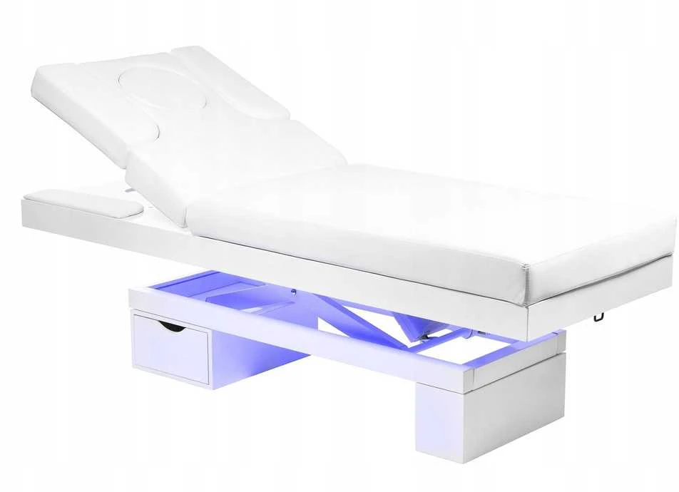 Activeshop Elektrinis masažo stalas AZZURRO SPA WOOD GRAY 2 MOTOR HEATED