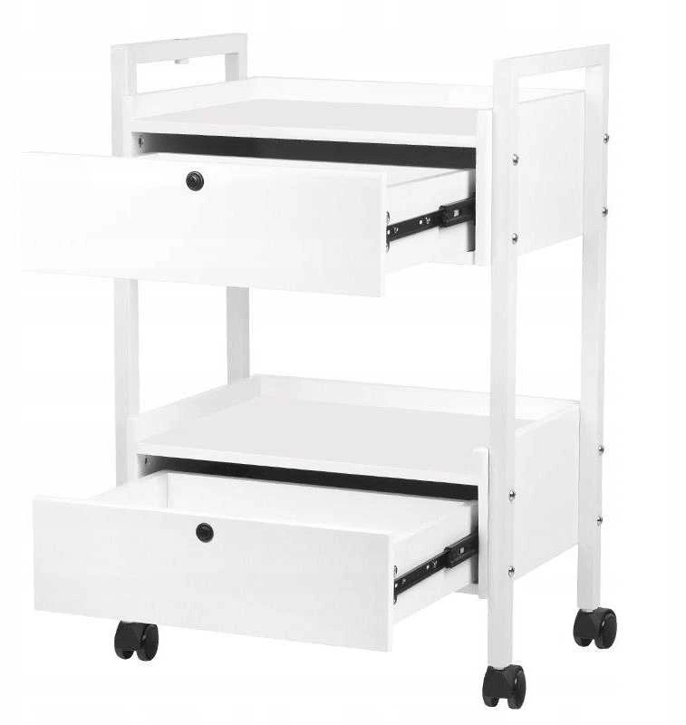 Activeshop Kosmetologinis vežimėlis GIOVANNI 1019 Baltas