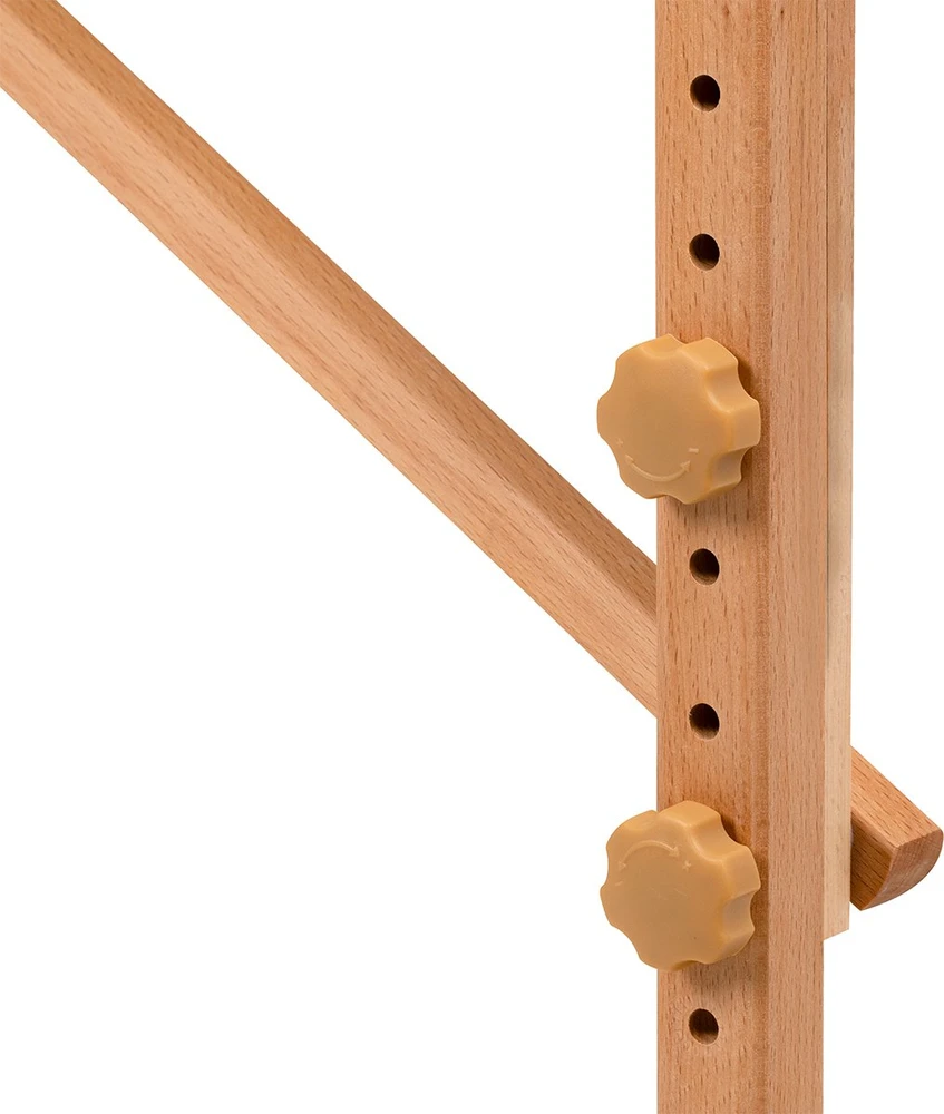Activeshop Sulankstomas medinis masažo stalas Balance Lux 3 segmentų 190×70 cm juodas