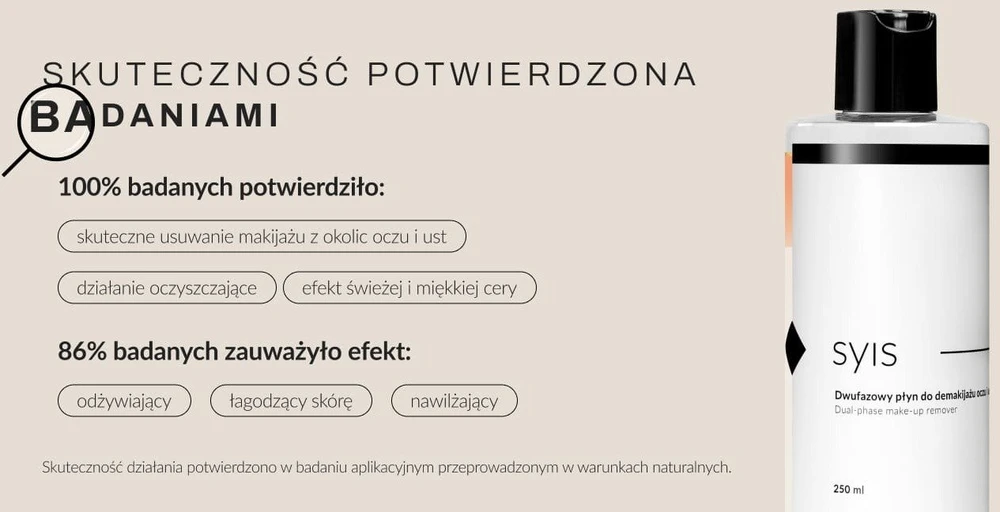 Activeshop Dvifazis akių ir lūpų makiažo valiklis SYIS 250 ml