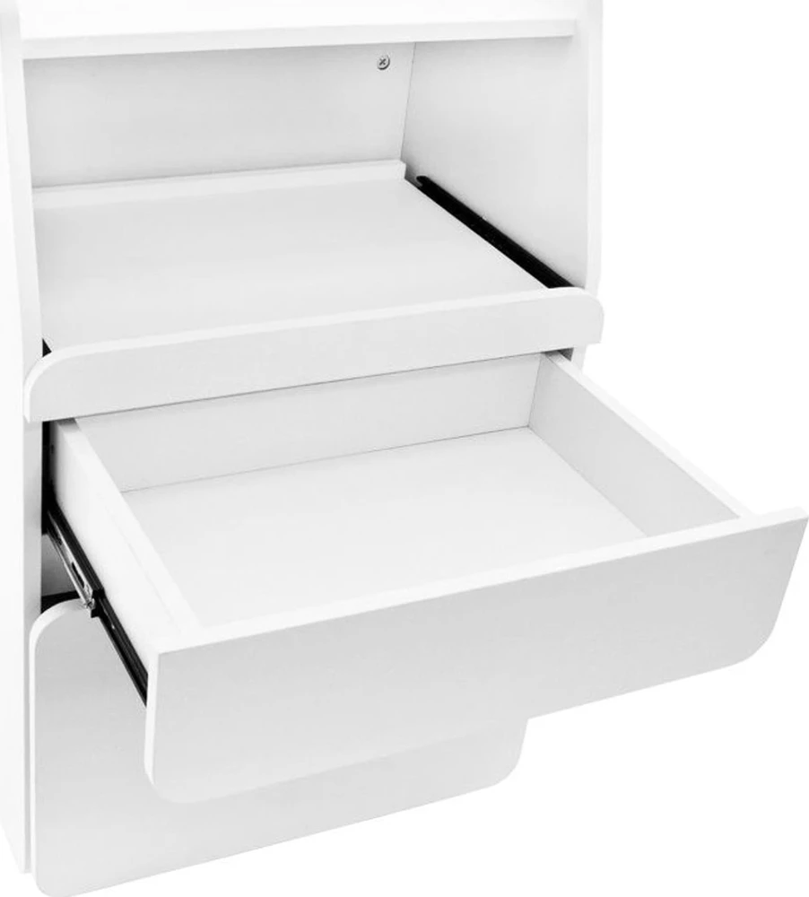 Activeshop Kosmetologinė spintelė AZZURO 970 Baltas