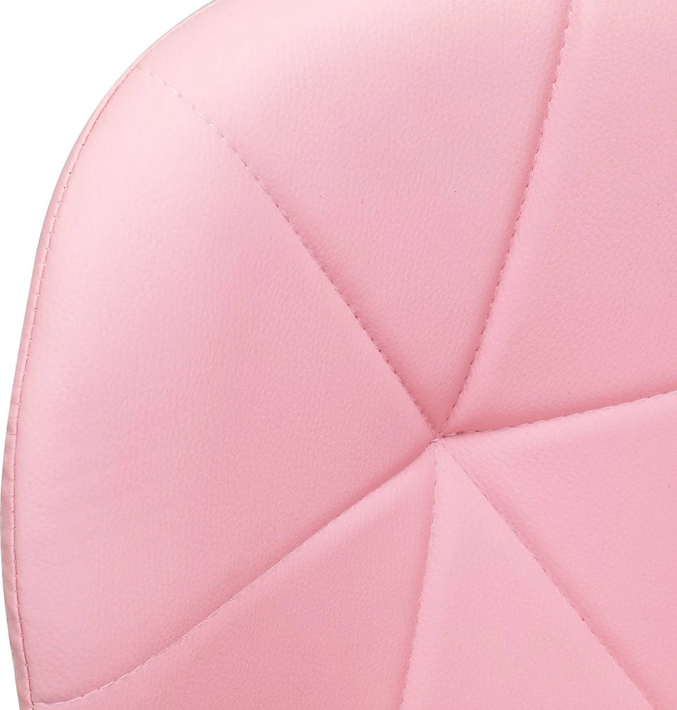Activeshop Rožinė Kosmetologinė meistro kėdutė QS-06G Rožinė