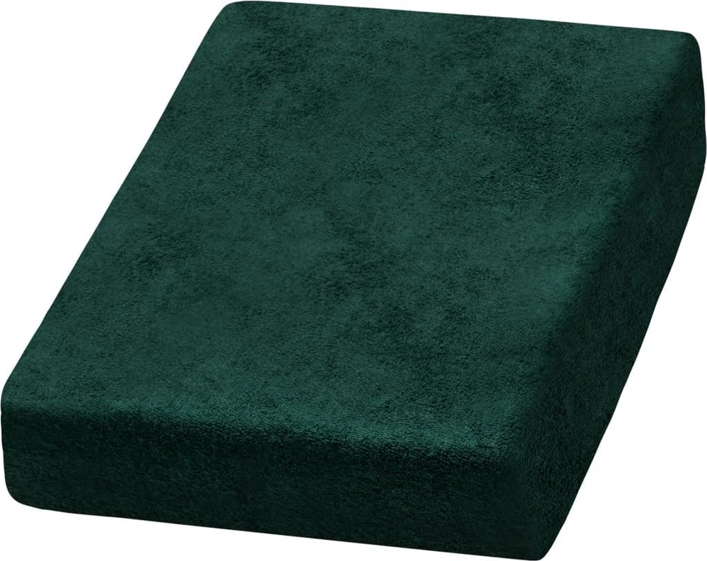 Activeshop Frotinis kosmetologinės lovos užvalkalas 70x190 cm, žalias