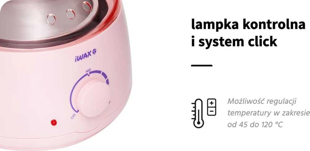 Activeshop Vaško šildytuvas iWAX 100 rožinė