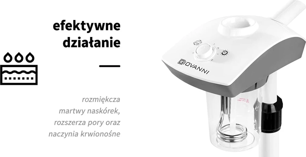 Activeshop Veido garinimo prietaisas - vapozonas Giovanni D-20 Baltas