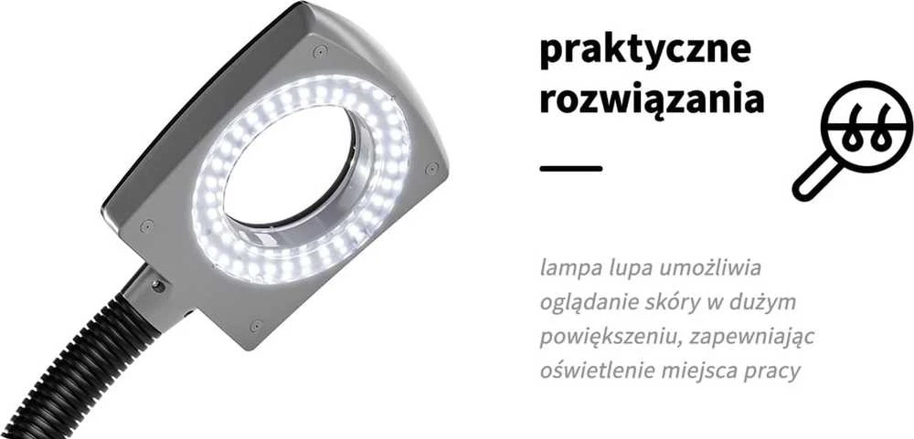Activeshop Veido garinimo prietaisas su LED lupa – vapozonas Giovanni D-21 juodas