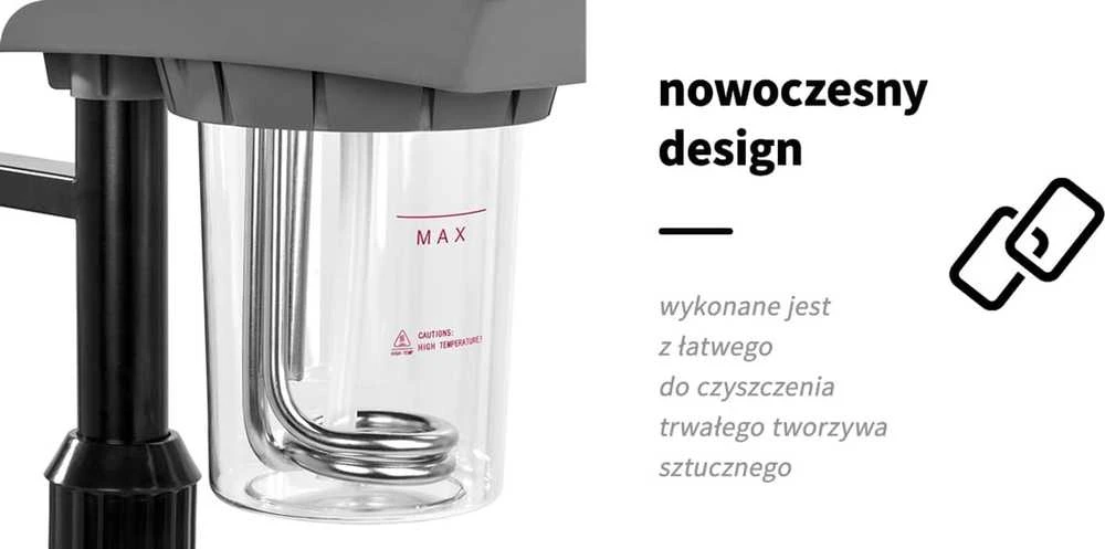 Activeshop Veido garinimo prietaisas su LED lupa – vapozonas Giovanni D-21 juodas