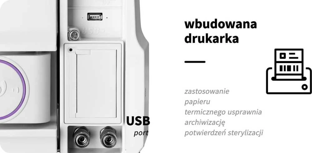 Activeshop Sterilizatorius autoklavas WOSON 8L 1,5kw B klasė (medicininis)