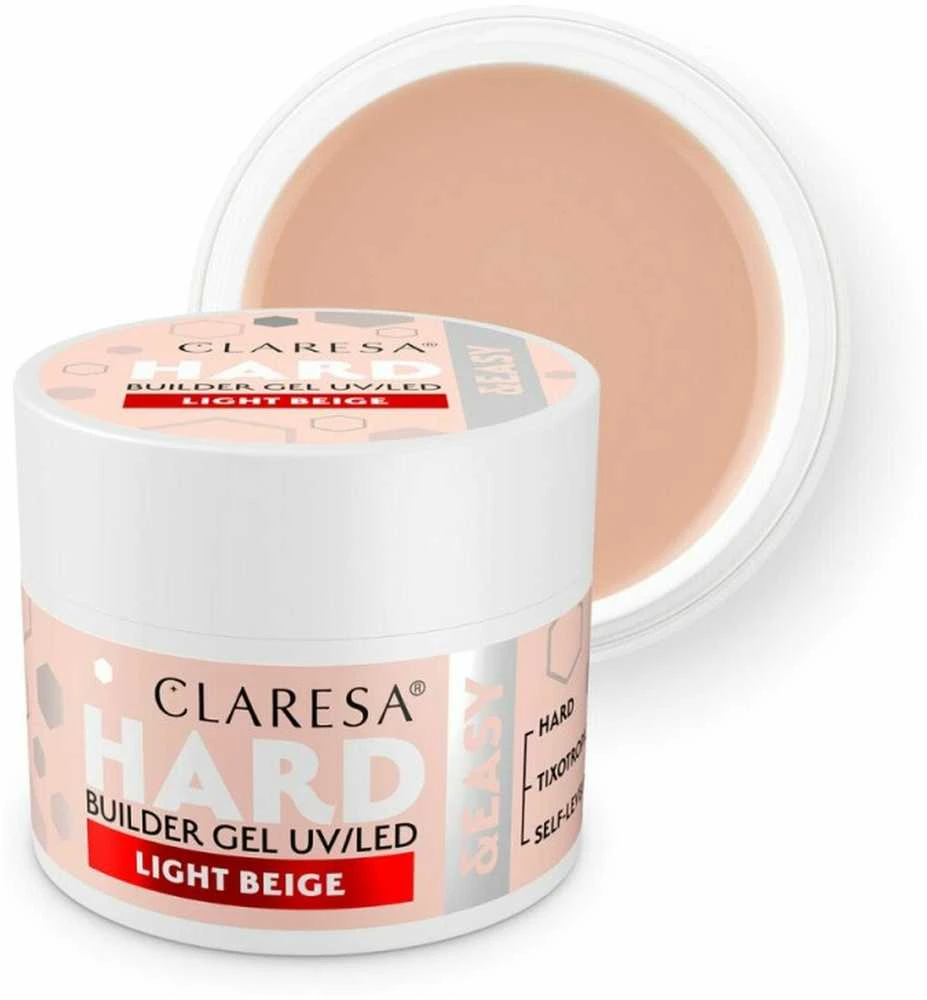 Activeshop Claresa Hard&easy statybinis gelis šviesiai smėlio spalvos 45g
