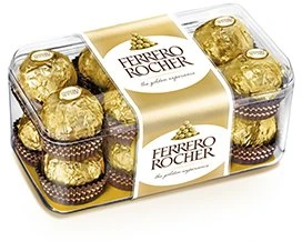 Saldainiai FERRERO ROCHER dėžutėje, 200 g