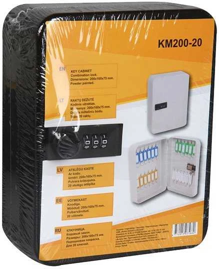 ACV KEY BOX KM200-20 160X200X75 20K Juodas