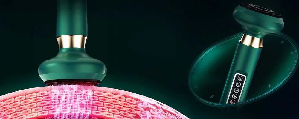 Masažuoklis - Humanas DermaSmooth 3-in-1 Anticeliulitinė Priemonė (Žalia)