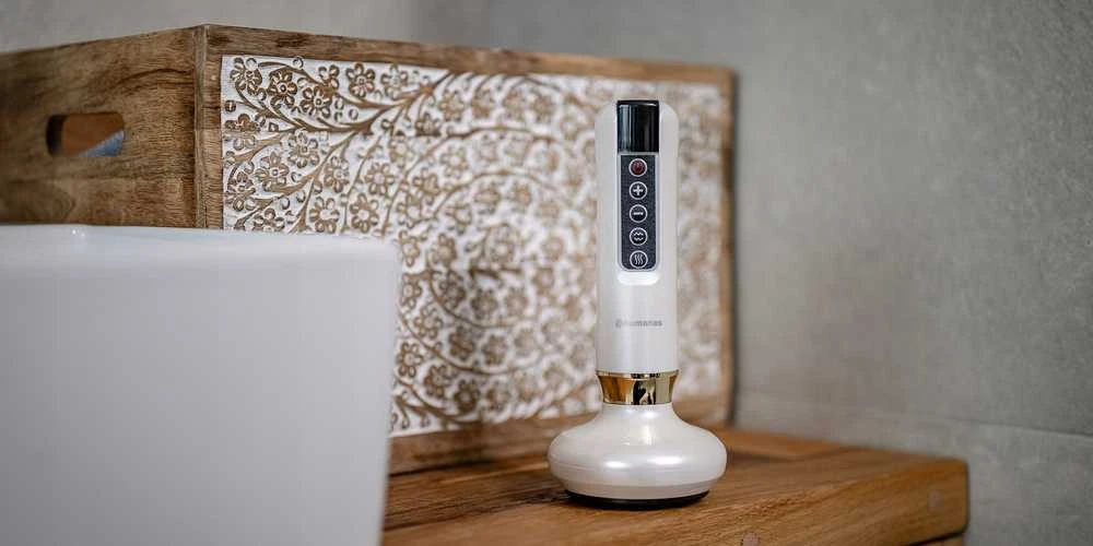 Grožio priemonė - Humanas DermaSmooth Anticeliulitinis Masažuoklis, Baltas