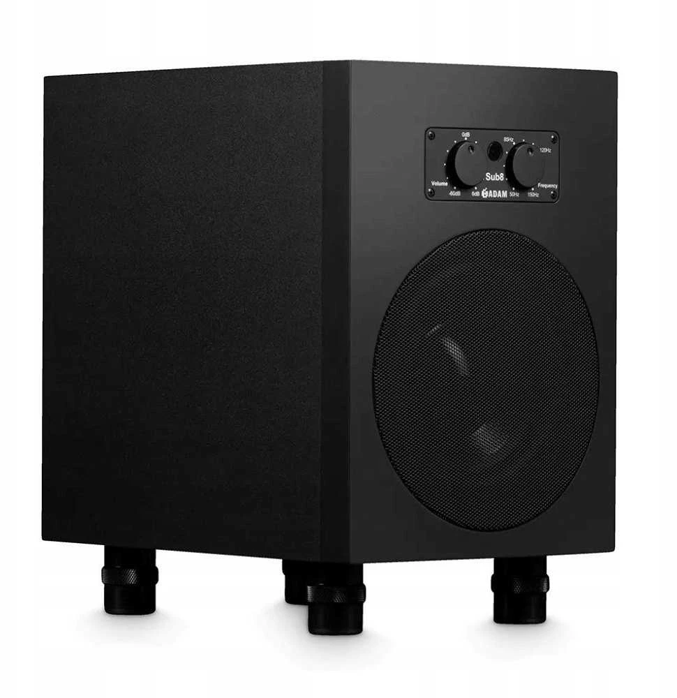 Kompiuterio kolonėlės ADAM Audio Sub8 – aktyvus žemųjų dažnių garsiakalbis