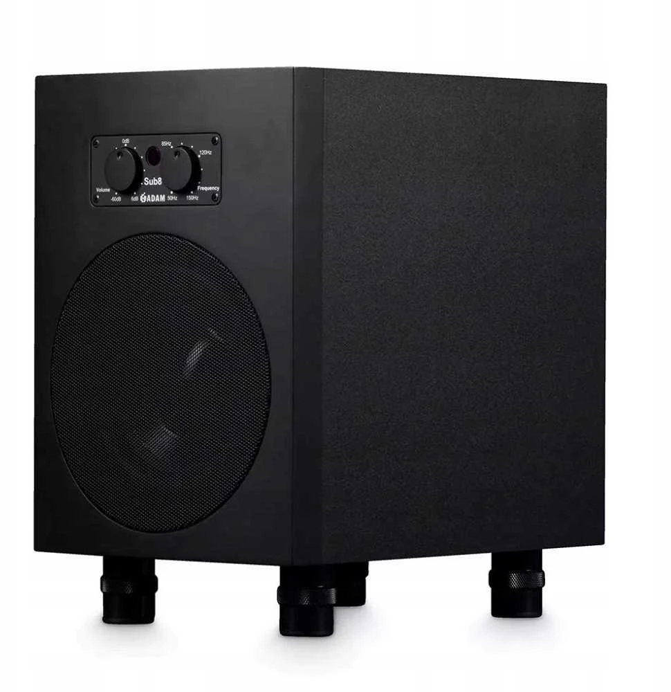 Kompiuterio kolonėlės ADAM Audio Sub8 – aktyvus žemųjų dažnių garsiakalbis