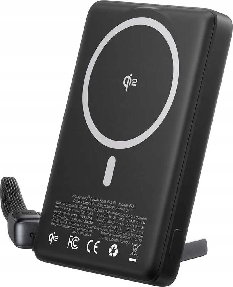 Adam Elements Iniu MagPro Slim 10K juoda