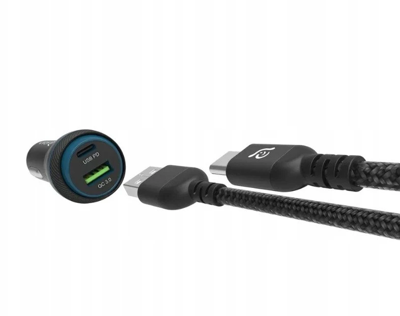 Adam Elements įkroviklis Adam Elements Omnia C1+ - automobilinis įkroviklis USB-C/USB-A 45W juodas - Saugumo garantija. Paprastos išsimokėjimo dalys. Nemokamas pristatymas nuo 170 zł.