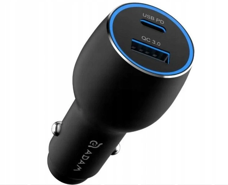 „Adam Elements“ „Adam Elements Omnia C1 Pro“ įkroviklis – USB-C/USB-A automobilinis įkroviklis, 83 W, juodas – saugumo garantija. Paprasti mokėjimai.