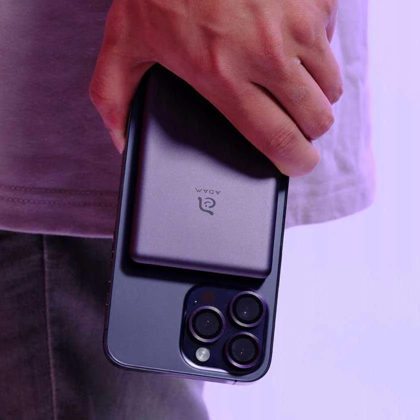 Adam Elements Gravity C5 Magnetic Wireless 5000 mAh violetinė