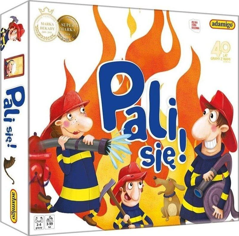 Dėlionė Stalo žaidimas Adamigo Ugnegesiai, PL