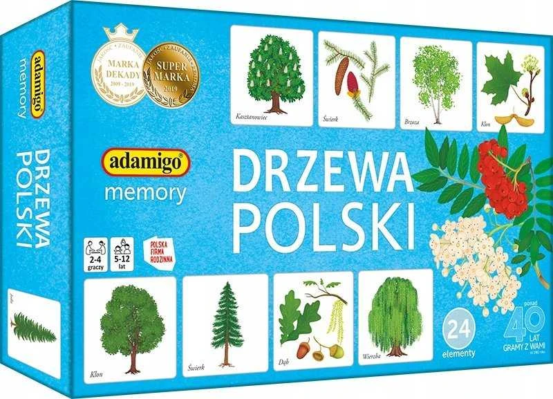 Adamigo Drzewa Polski atminties žaidimas 07882