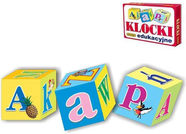 Adamigo 12 dalių edukacinės kaladėlės 03679