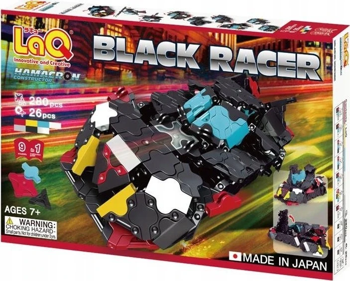 LAQ Japoniškas konstruktorius Hamacron Constructor Juodas Racer, 4952907003485