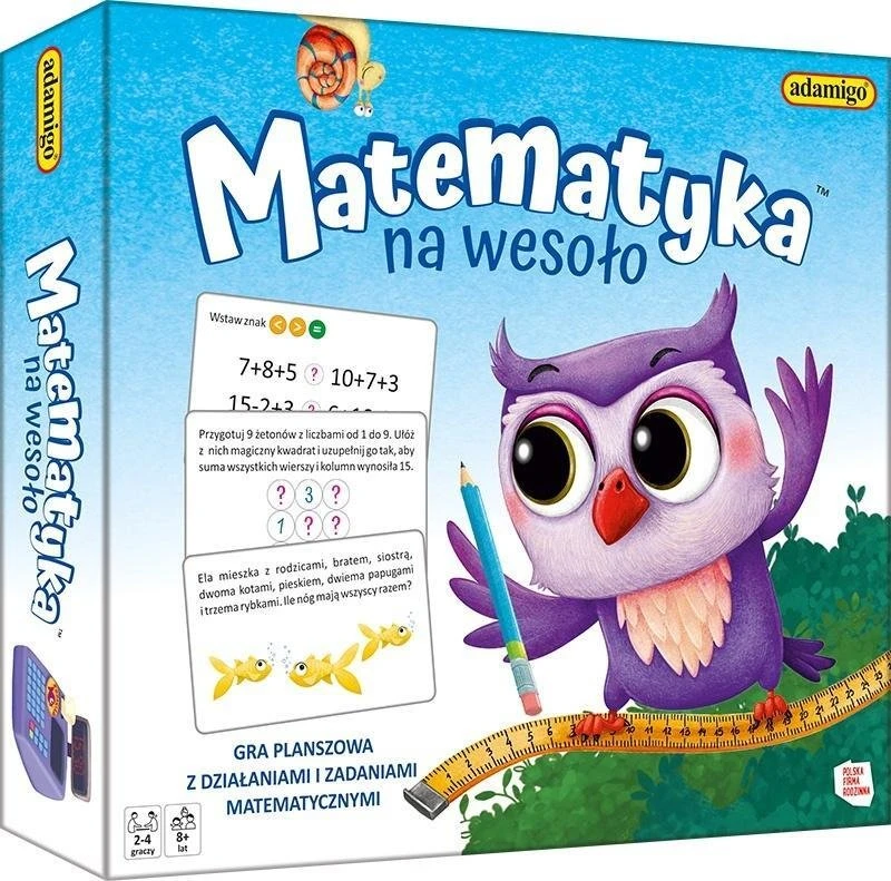 Adamigo Linksma matematika edukacinis žaidimas 08117