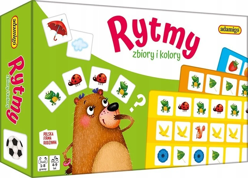 Adamigo ritmų rinkiniai ir spalvos - edukacinis rinkinys 07967