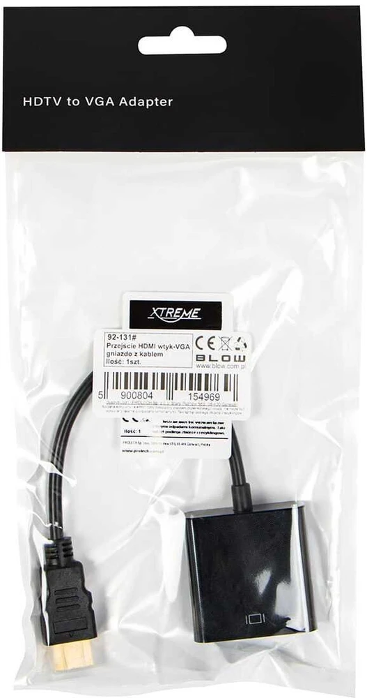Blow HDMI į VGA adapteris pakuotėje