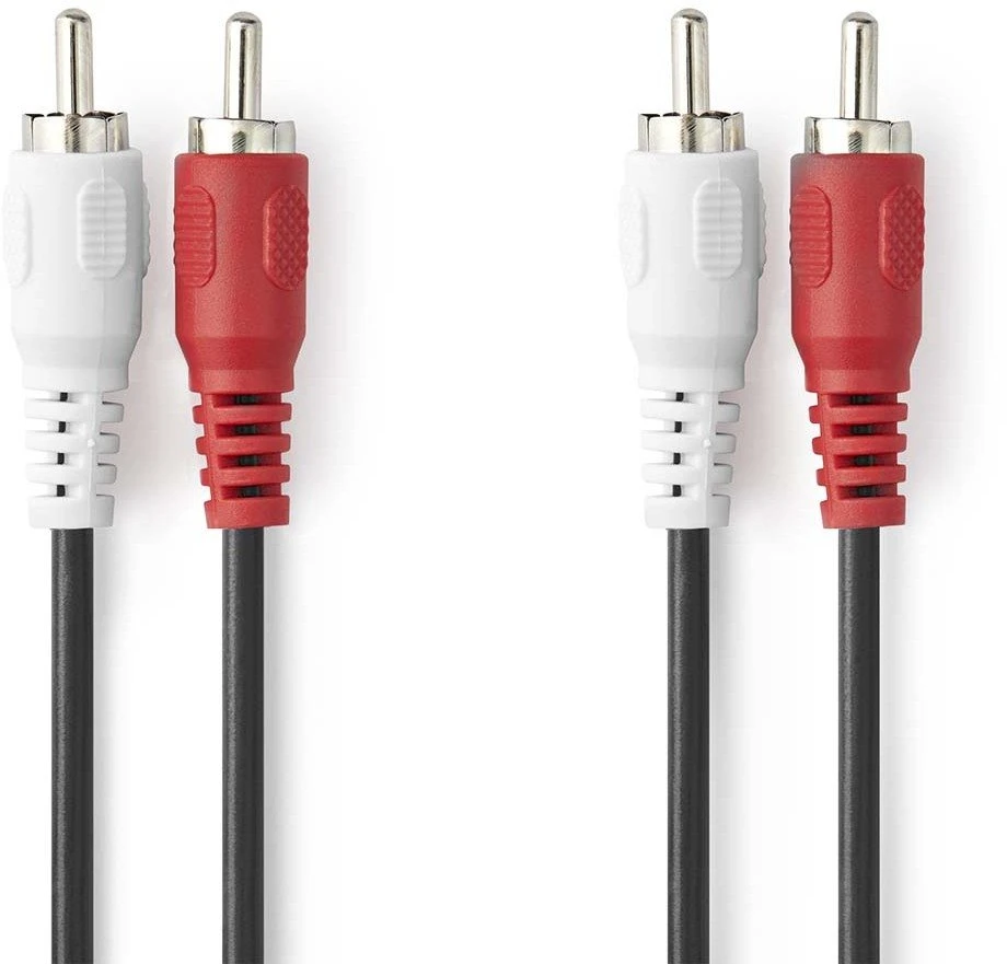 RCA laidas su spalvotomis jungtimis 2m