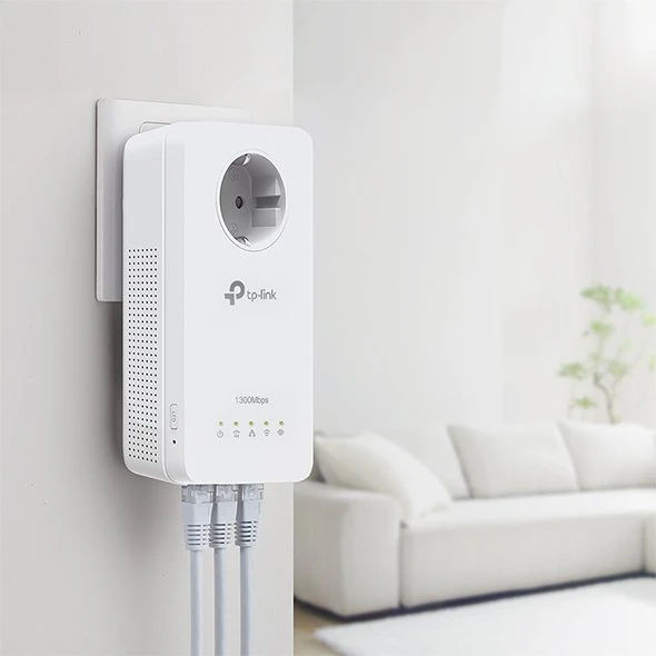Maršrutizatorius TP-Link TL-WPA1300P rinkinys, 1300 Mbit/s, IEEE 1901, IEEE 802.3, IEEE 802.3u, E / F tipas, gigabito eternetas, 10, 100, 1000 Mbit/s, 1 „Wi2-Fi
