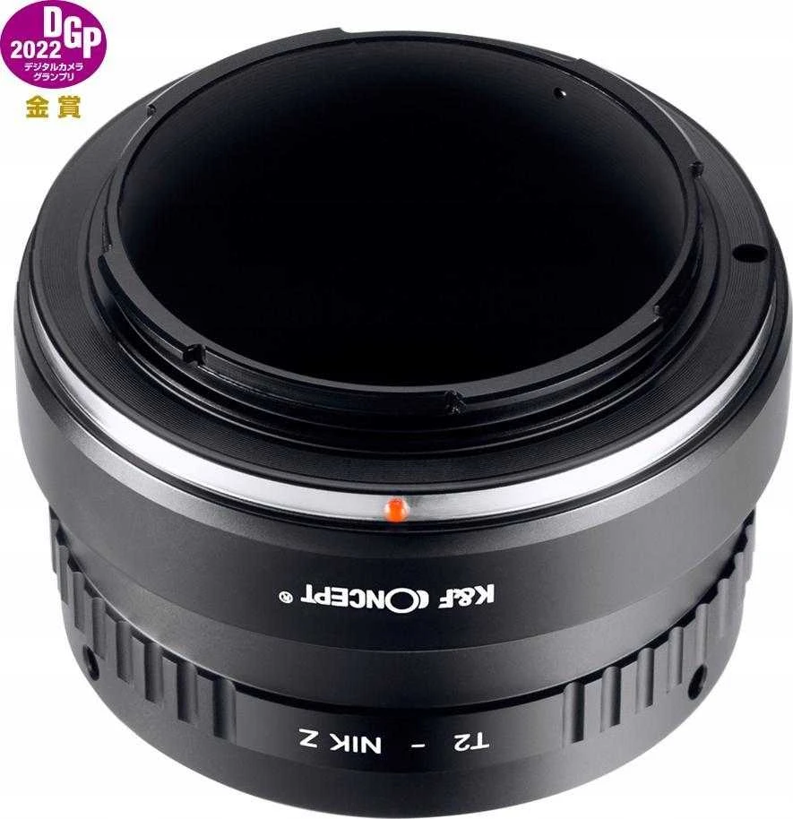 K&F Concept adapteris T2 į Nikon Z, kampinis vaizdas