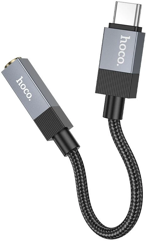 Adapteris AUX USB C to Jack 3,5 mm Hoco UPA32C UPA32C juodas