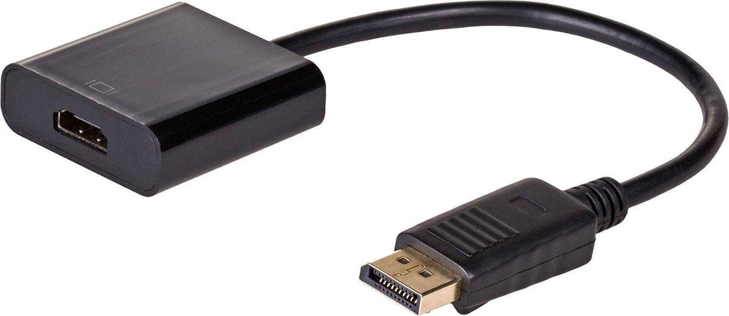 Akyga Adapteris HDMI lizdas - DisplayPort kištukas 0.15m
