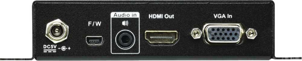 Adapteris AV Aten HDMI - D-Sub (VGA) juoda (VC182-AT-G)