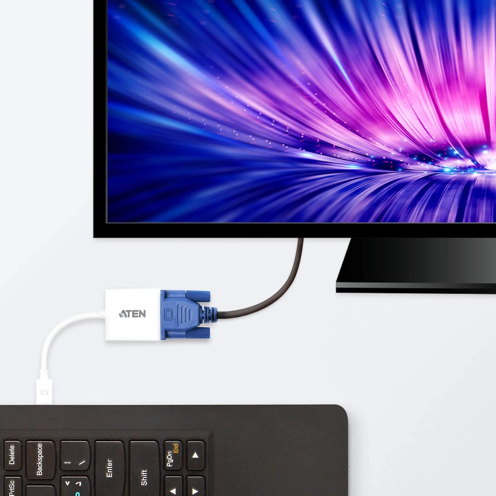 ATEN „Mini DisplayPort“ į „VGA“ keitiklis