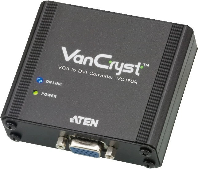 Adapteris AV Aten DVI-D - D-Sub (VGA) juoda (VC160AATG)
