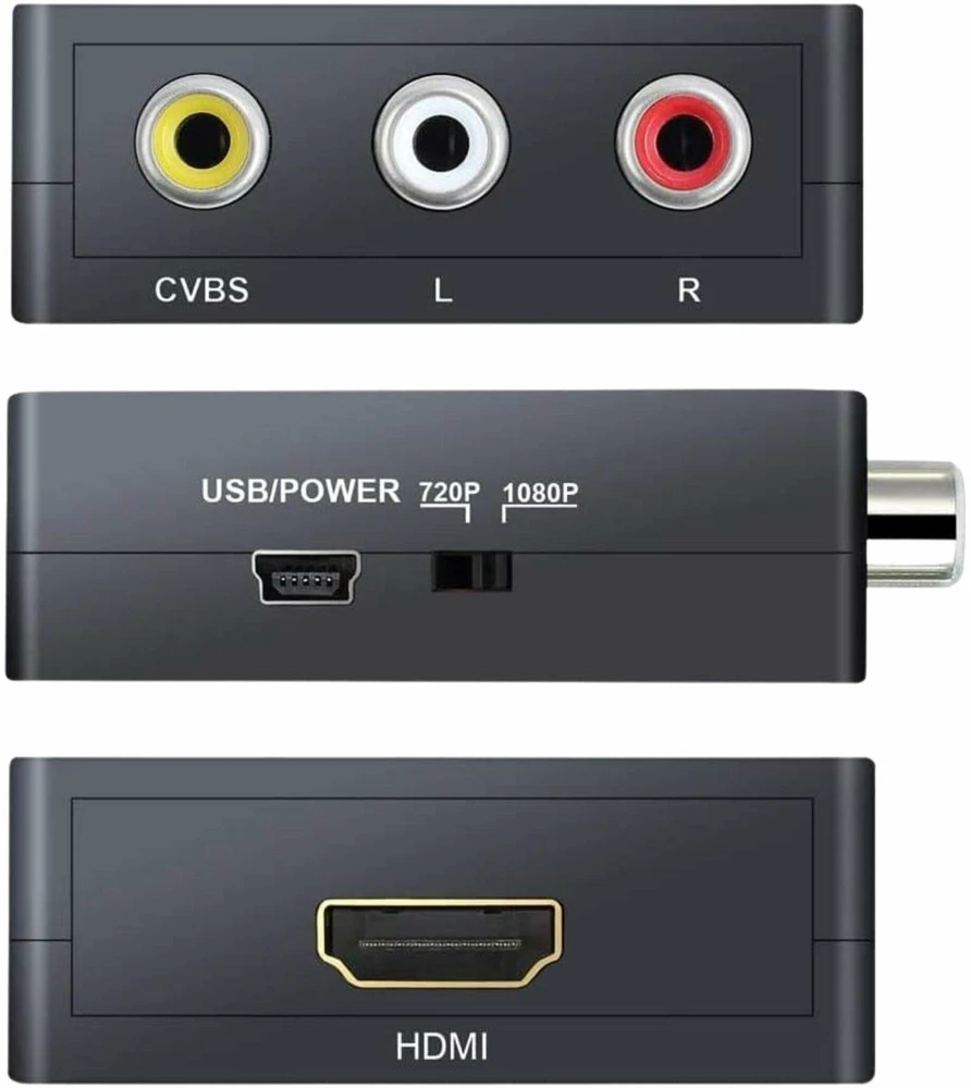 ATL HD44 AV RCA Cinch į HDMI garso RCA signalo adapteris