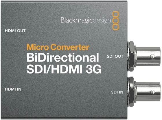 Adapteris AV Blackmagic Blackmagic Design CONVBDC/SDI/HDMI03G, Active video converter, Sidabrinis, 720p, 1080i, 1080p, 2560p, YUV, SDI/HDMI, SDI/HDMI