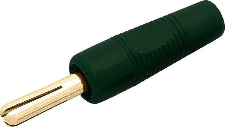 Blow 8443# Wtyk banan przykręcany žalia 44mm auksinė hq