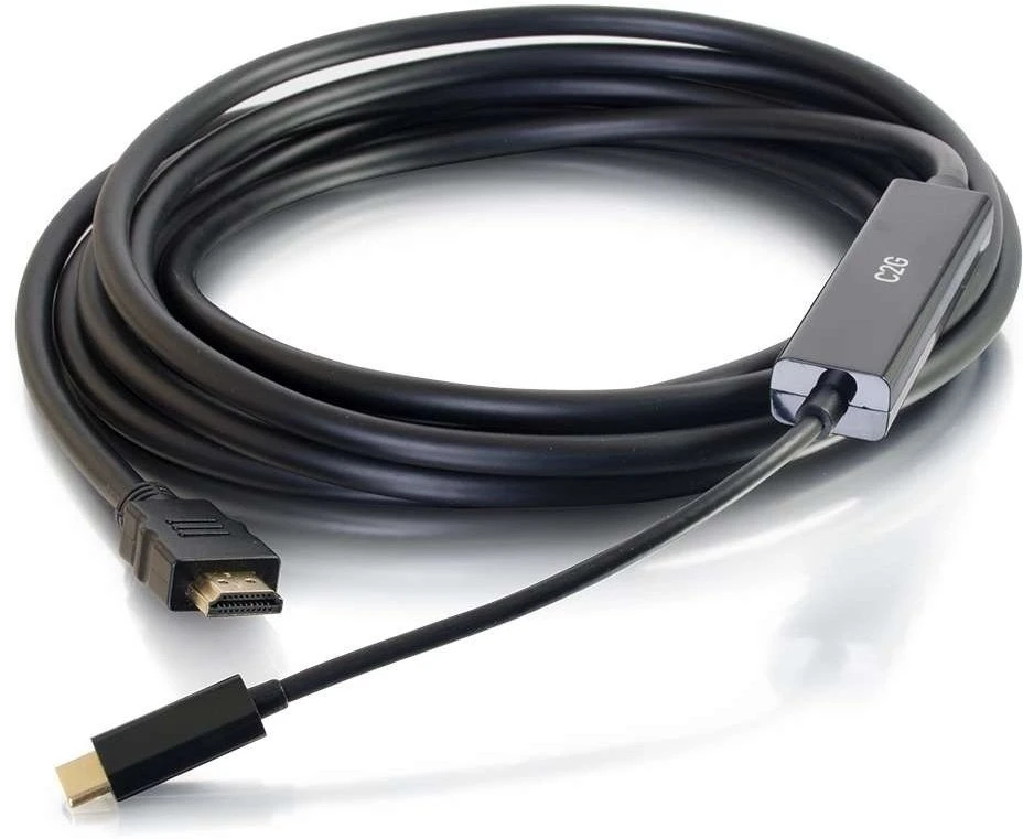 Adapteris AV C2G 1.8m USB-C® to HDMI® Audio/Video Adapteris Cable - 4K 60Hz, 1.8 m, USB Type-C, HDMI Type A (Standard), Male, Male, Straight (26889)