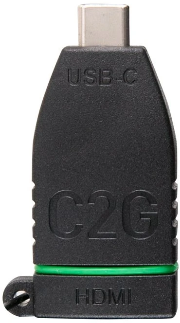 C2G universalus 4K HDMI® adapterio žiedas su spalvomis koduotu „Mini DisplayPort™“, „DisplayPort“ ir USB-C®, 3x HDMI, „Mini DisplayPort“, „DisplayPort“, USB C, juodas