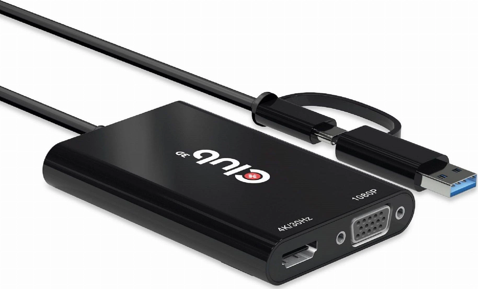 Club 3D USB-C/A stotis / replikatorius (CSV-1611)
