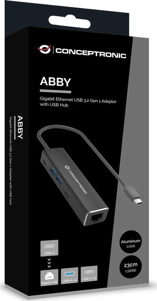 Conceptronic ABBY adapteris originalioje pakuotėje
