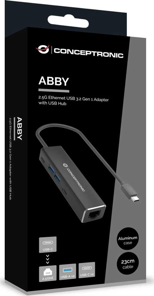 Conceptronic ABBY adapteris originalioje pakuotėje