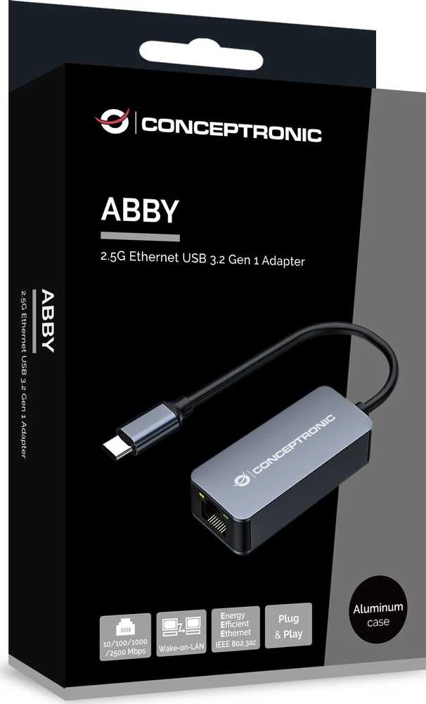Adapteris AV Conceptronic CONCEPTRONIC Adapteris USB-C -> RJ45 10/100/1000/2500 0,15 m